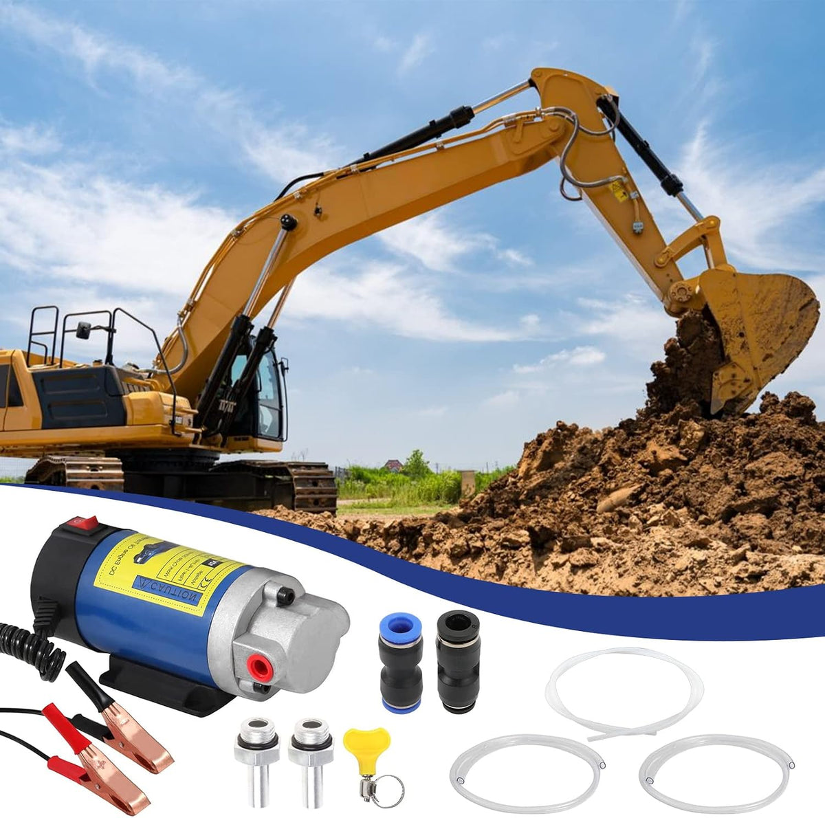 Pompe portable de transfert d'huile moteur