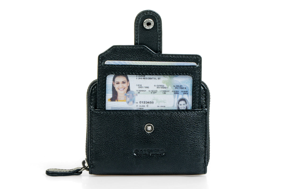 Porte-cartes sécurisé RFID multi-compartiments