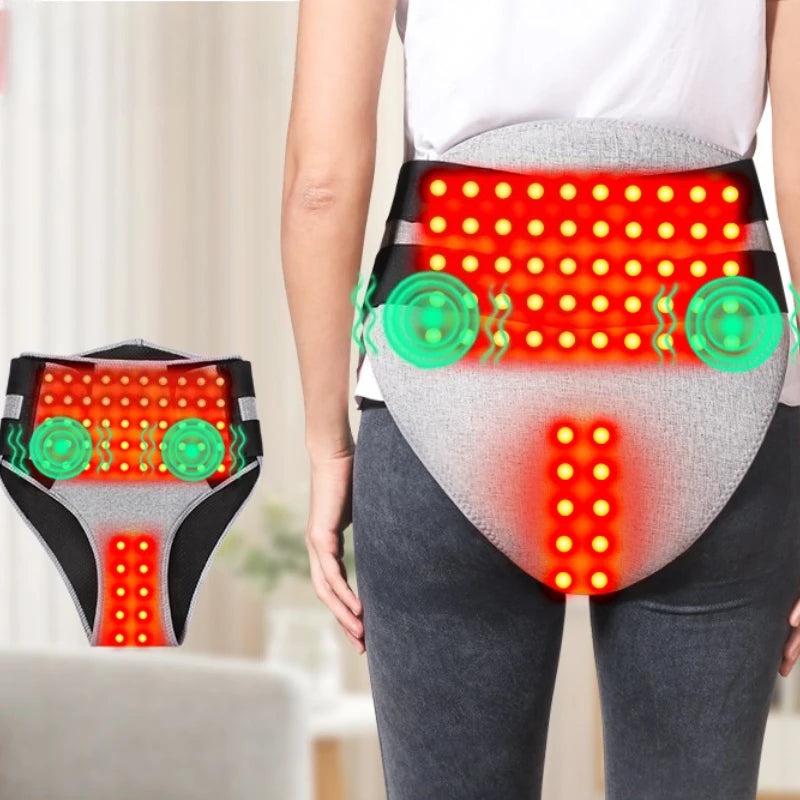 Coussin chauffant à lumière rouge pour soulager les douleurs menstruelles