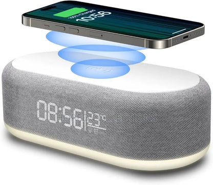 Chargeur sans fil 5-en-1 avec enceinte Bluetooth