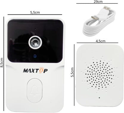 Sonnette vidéo sans fil Wi-fi Tuya M8