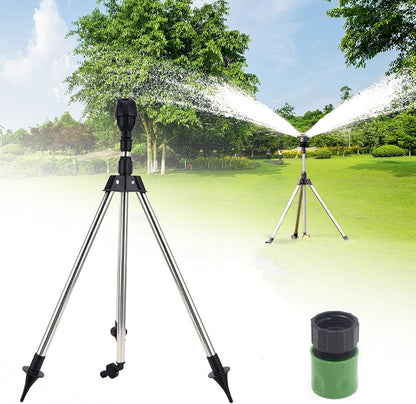 Arroseur de jardin automatique à 360° avec trépied