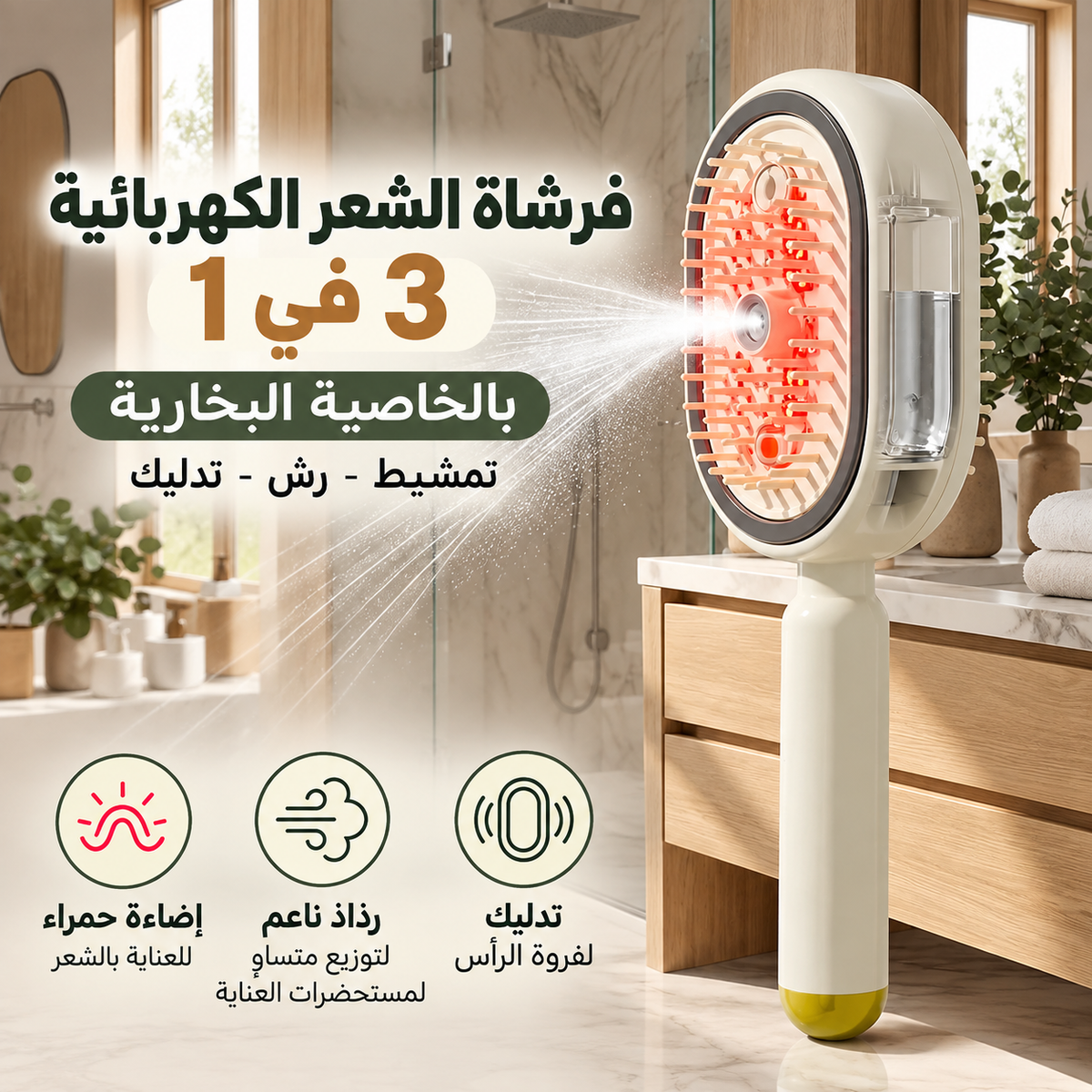 Brosse À Cheveux Électrique
