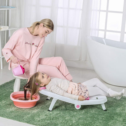 Chaise de lavage de cheveux pliable et confortable pour enfants