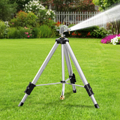 Arroseur de jardin automatique à 360° avec trépied