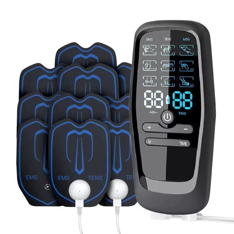 Stimulateur musculaire EMS avec 10 électrodes