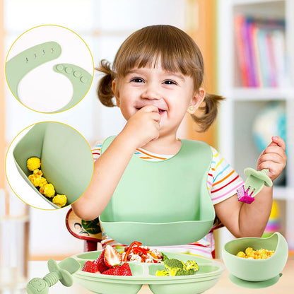 Ensemble d’Alimentation en Silicone pour Bébé