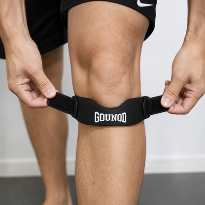 2 silicone patellar straps