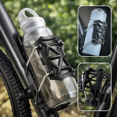 Porte-bidon adaptatif pour vélo