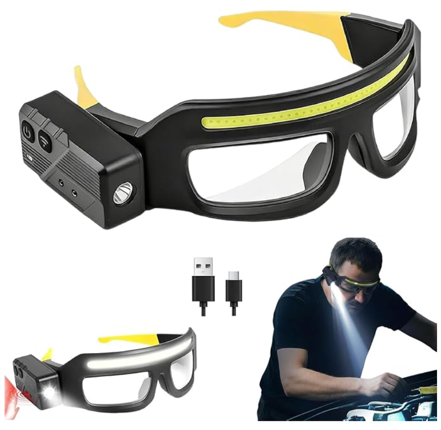 Lunettes frontales LED rechargeables