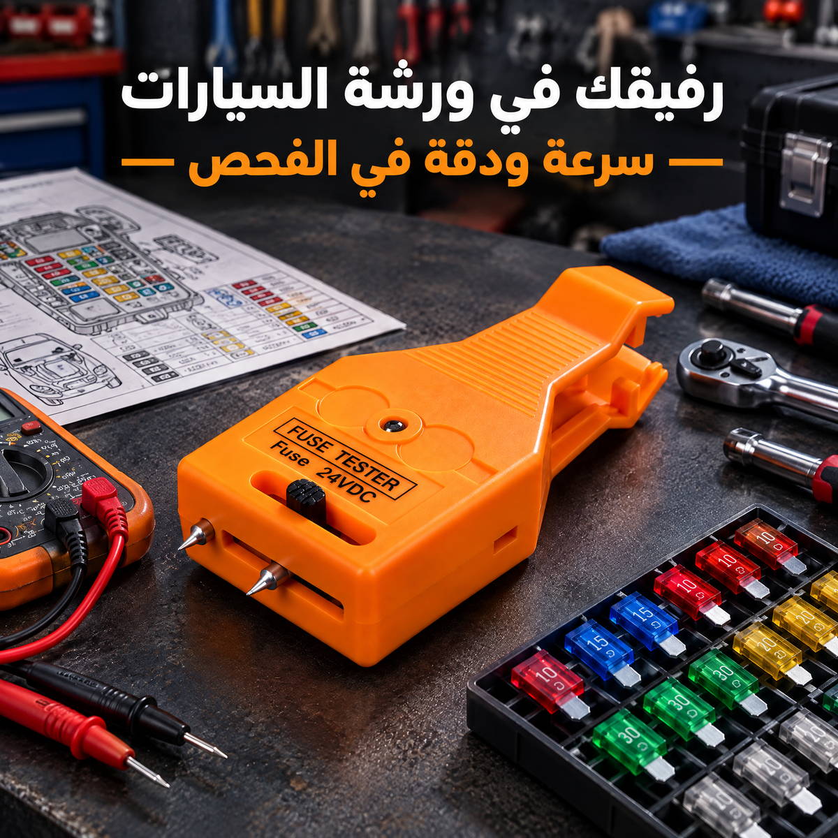 جهاز فحص واختبار وسحب صمامات السيارات