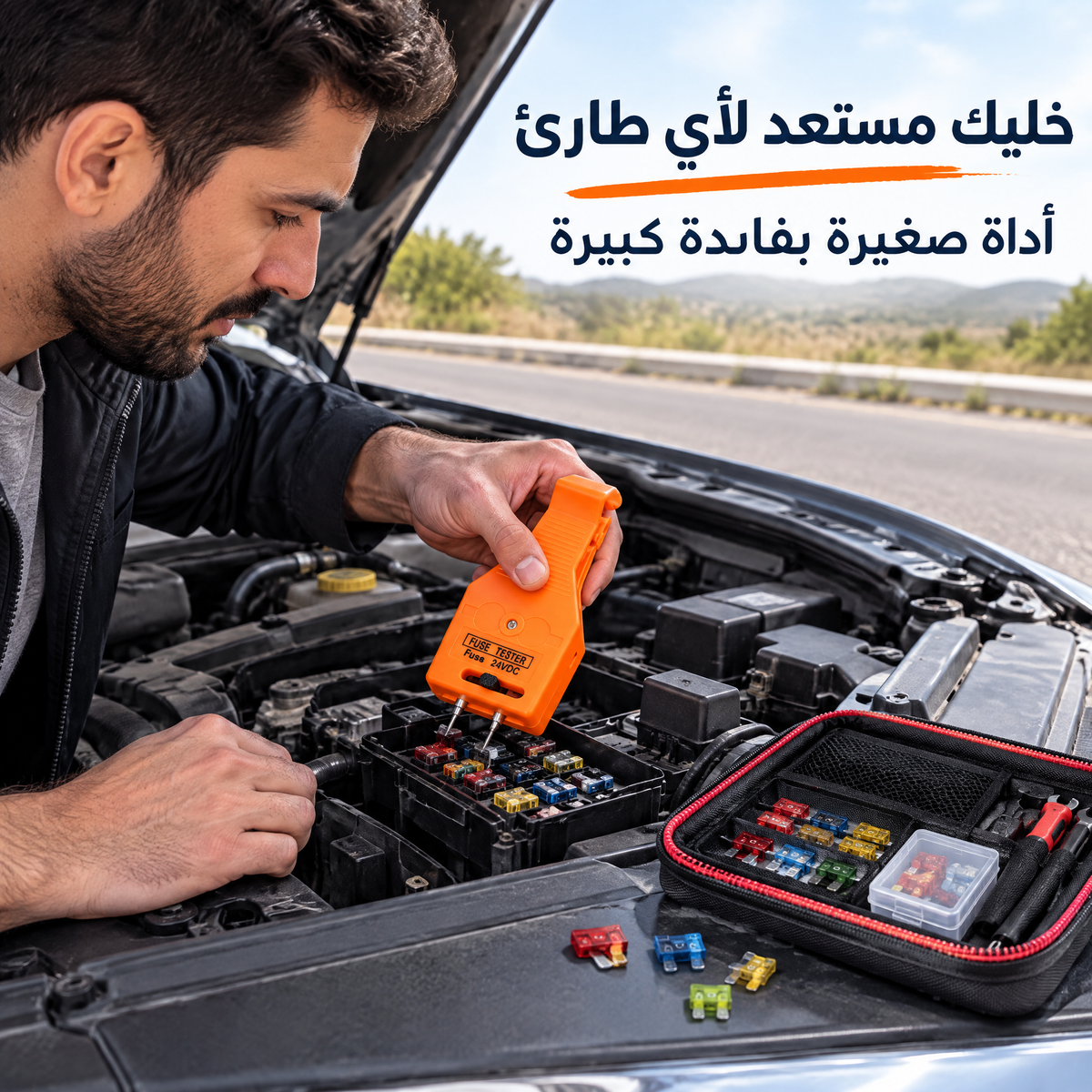 جهاز فحص واختبار وسحب صمامات السيارات