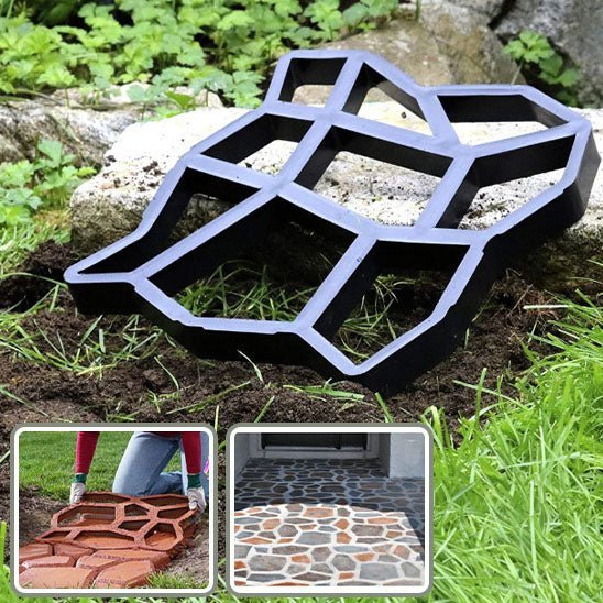 Moules réutilisables pour le pavage en ciment