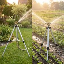 Arroseur de jardin automatique à 360° avec trépied