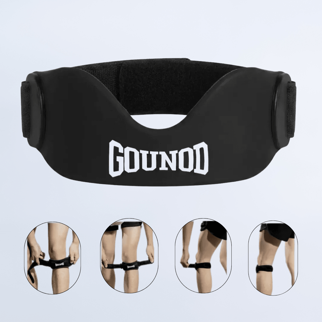 2 silicone patellar straps