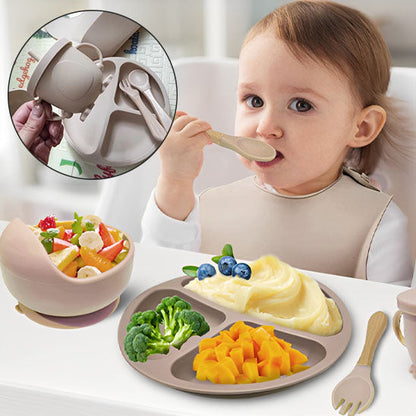 Ensemble d’Alimentation en Silicone pour Bébé
